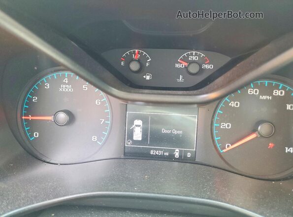 1GTG5BEN2J1215911 2018 GMC CANYON Silver ხელსაწყოთა პანელის ხედი
