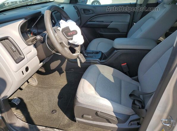 1GTG5BEN2J1215911 2018 GMC CANYON Silver წინა სალონის ხედი
