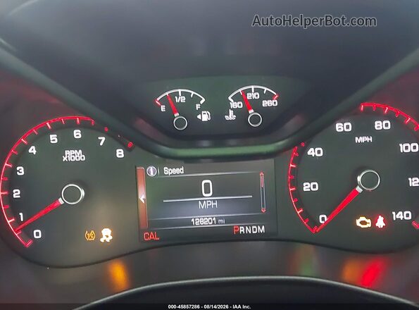1GTG5CE38G1356978 2016 GMC CANYON Gray Vista de los asientos traseros