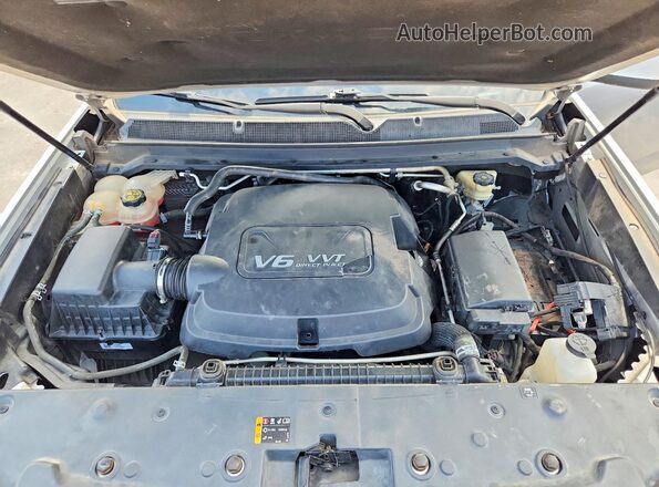 1GTG5CE38G1389897 2016 GMC CANYON Silver Rear interior view