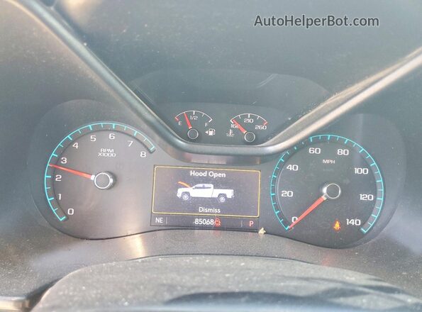 1GTG5CEA4K1121694 2019 GMC CANYON White Instrument cluster view