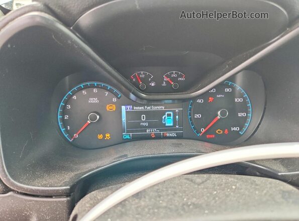 1GTG5CEN2J1297063 2018 GMC CANYON Серый Вид щитка приборов