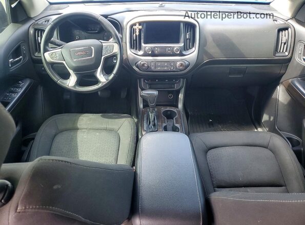 1GTG5CEN5M1185605 2021 GMC CANYON Blue Dashboard view