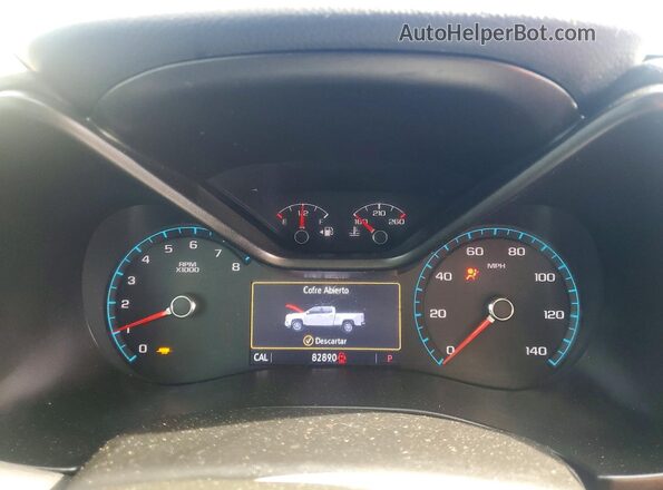 1GTG5CEN5M1185605 2021 GMC CANYON Blue Instrument cluster view