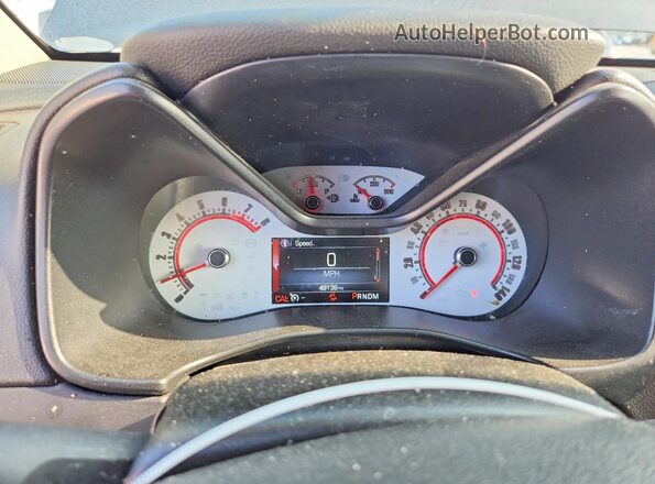1GTG6CE3XG1296893 2016 GMC CANYON Gray Սարքավորումների վահանակի տեսք