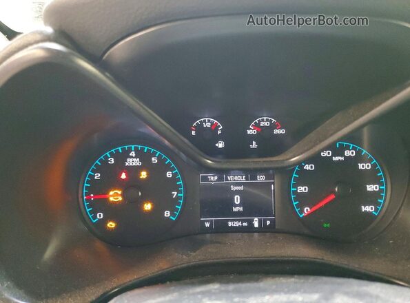 1GTG6CEN3N1294479 2022 GMC CANYON Gray Вид щитка приладів