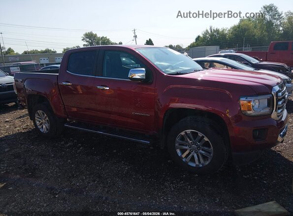1GTG6DEN2H1175171 2017 GMC CANYON Maroon Вид задньої частини салону