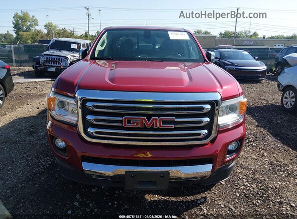 1GTG6DEN2H1175171 2017 GMC CANYON Maroon Вид щитка приладів