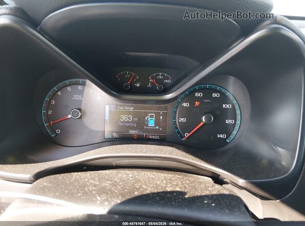 1GTG6DEN2H1175171 2017 GMC CANYON Maroon Вид задніх сидінь