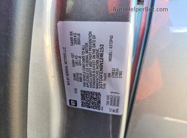 1GTG6FEN6N1246153 2022 GMC CANYON Серый Вид подкапотного пространства