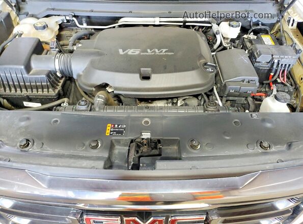 1GTG6FEN6N1252597 2022 GMC CANYON Белый Вид задней части салона