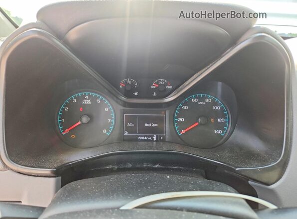 1GTH5BEA4N1109922 2022 GMC CANYON White ხელსაწყოთა პანელის ხედი