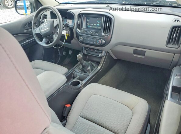 1GTH5BEAXJ1252870 2018 GMC CANYON Blue Dashboard view