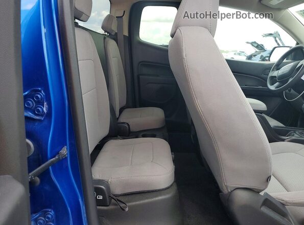 1GTH5BEAXJ1252870 2018 GMC CANYON Blue Rear seats view