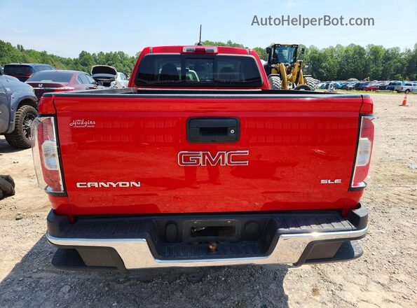 1GTH5CEA7G1292564 2016 GMC CANYON Red Вид ззаду
