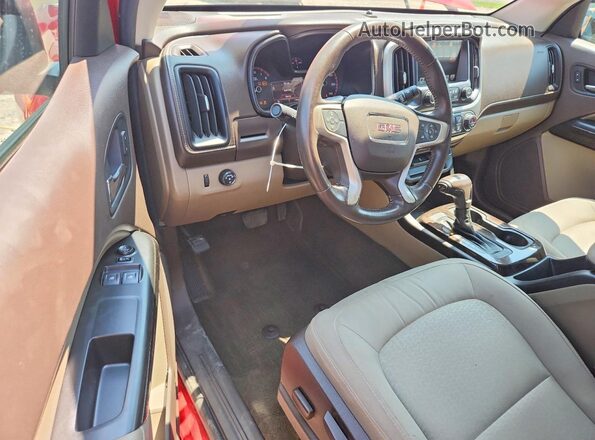 1GTH5CEA7G1292564 2016 GMC CANYON Red Вид панелі приладів
