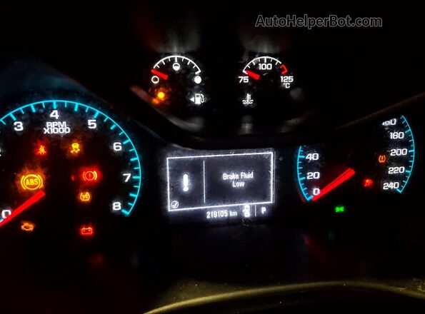 1GTH6BEN8H1198138 2017 GMC CANYON Gray ხელსაწყოთა პანელის ხედი