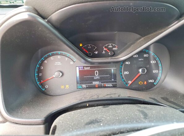 1GTH6CEN6H1330397 2017 GMC CANYON Black Սարքավորումների վահանակի տեսք