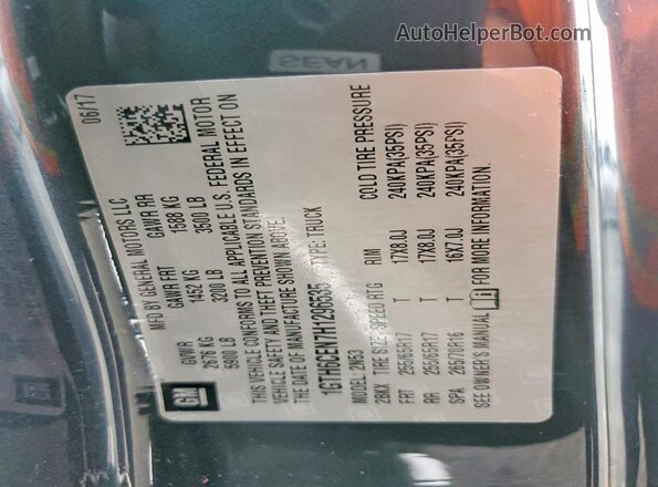 1GTH6CEN7H1296535 2017 GMC CANYON Charcoal Engine compartment view