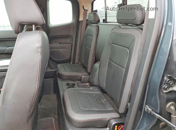 1GTH6CEN7H1296535 2017 GMC CANYON Charcoal Rear seats view