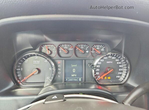 1GTN1LEC6JZ902186 2018 GMC SIERRA White Instrument cluster view