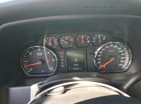 1GTN1LEC8GZ901260 2016 GMC SIERRA White Instrument cluster view