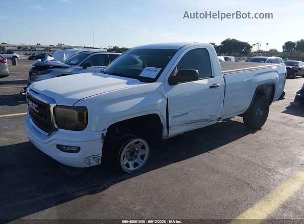 1GTN1LEH7JZ242106 2018 GMC SIERRA Белый Передняя левая четверть