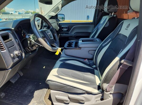 1GTN1LEH8HZ192326 2018 GMC C1500 White წინა სალონის ხედი