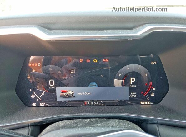 1GTP1BEK1S1206362 2025 GMC CANYON Gray ხელსაწყოთა პანელის ხედი