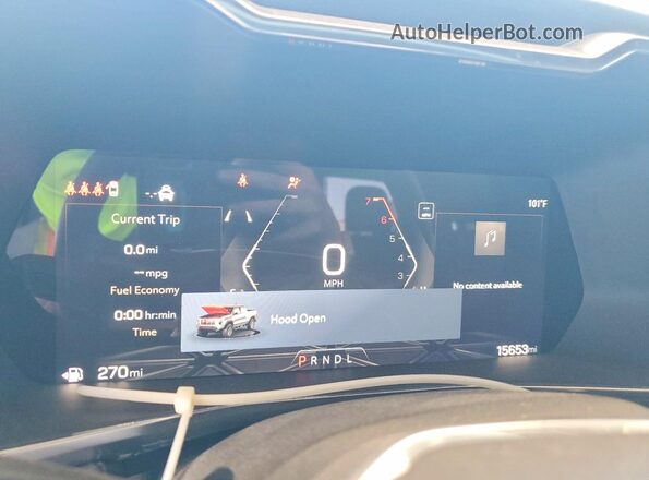 1GTP1BEK9S1144466 2025 GMC CANYON White Սարքավորումների վահանակի տեսք