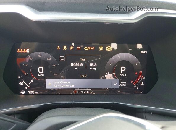 1GTP1BEK9S1151949 2025 GMC CANYON Black Vista del cuadro de instrumentos