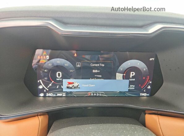 1GTP2DEK4T1184075 2026 GMC CANYON Silver Instrument cluster view