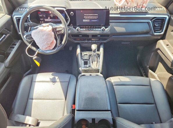 1GTP5BEK4R1123698 2024 GMC CANYON White Առջևի վահանակի տեսք