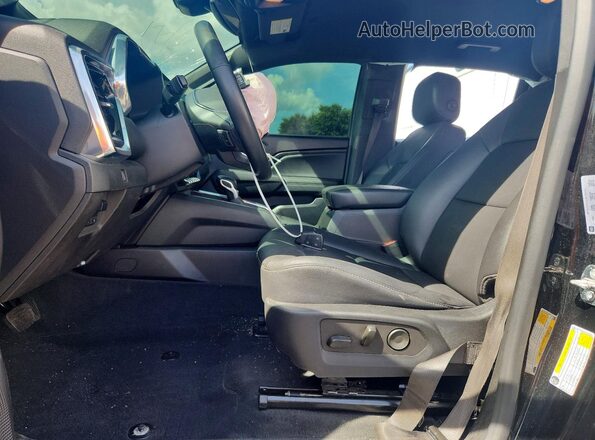 1GTP5BEK6P1163925 2023 GMC CANYON Black წინა სალონის ხედი