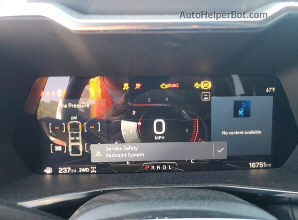 1GTP6BEK1R1278884 2024 GMC CANYON Black ხელსაწყოთა პანელის ხედი