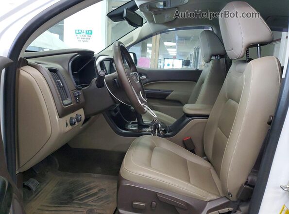1GTP6DE10H1268428 2017 GMC CANYON White წინა სალონის ხედი