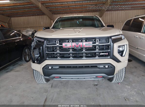 1GTP6DEK4P1135193 2023 GMC CANYON Tan ხელსაწყოთა პანელის ხედი
