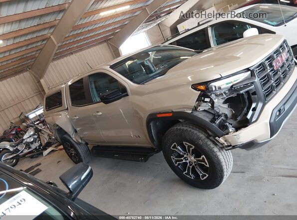 1GTP6DEK4P1135193 2023 GMC CANYON Tan უკანა სალონის ხედი