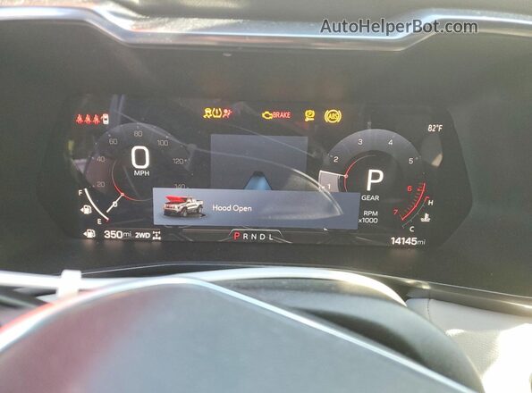 1GTP6EEK3R1129197 2024 GMC CANYON Gray ხელსაწყოთა პანელის ხედი