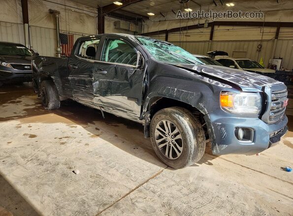 1GTP6FE16K1171012 2019 GMC CANYON Blue Передня права чверть