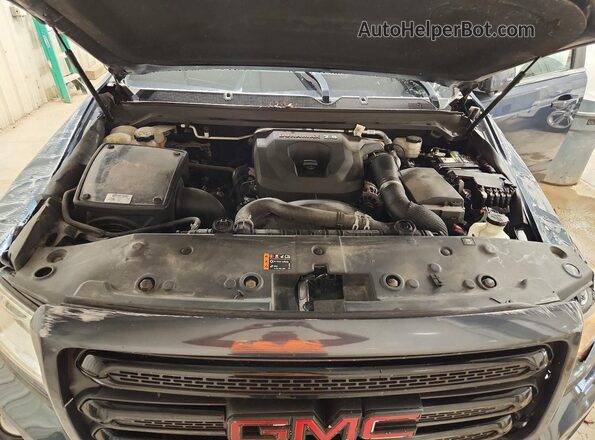 1GTP6FE16K1171012 2019 GMC CANYON Blue Вид задньої частини салону