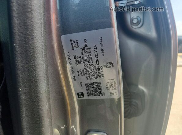 1GTP6FEK2R1213114 2024 GMC CANYON Silver Widok komory silnika
