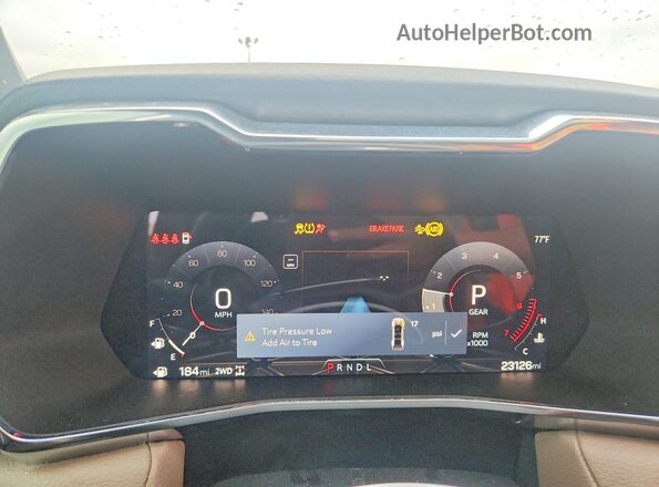 1GTP6FEK8R1196710 2024 GMC CANYON White Vista del cuadro de instrumentos
