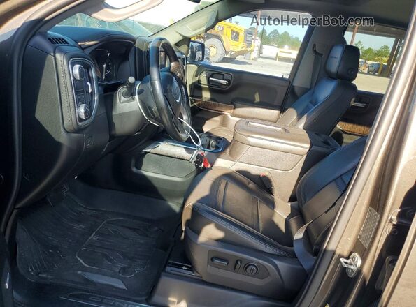 1GTP8FED3KZ160880 2019 GMC SIERRA Brown Вид салону спереду