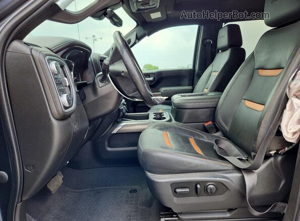 1GTP9EEL2MZ220696 2021 GMC SIERRA Teal Widok wnętrza z przodu