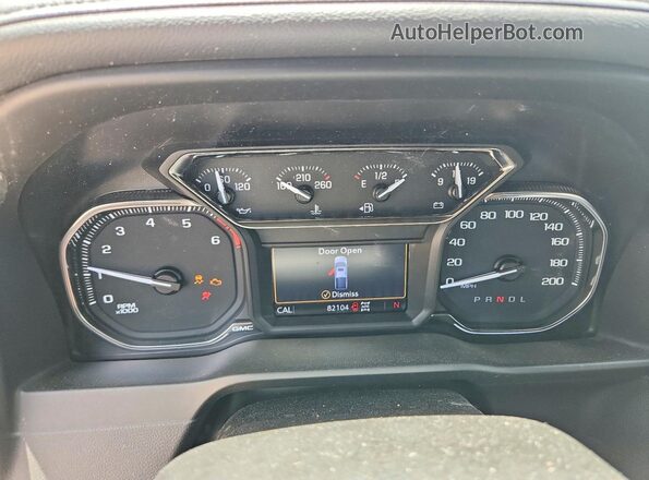 1GTP9EEL2MZ412913 2021 GMC SIERRA Black Vista del cuadro de instrumentos