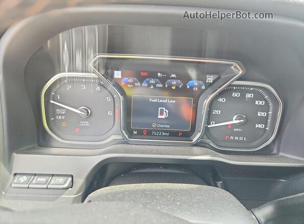 1GTP9EEL3LZ356219 2020 GMC SIERRA Gray Սարքավորումների վահանակի տեսք