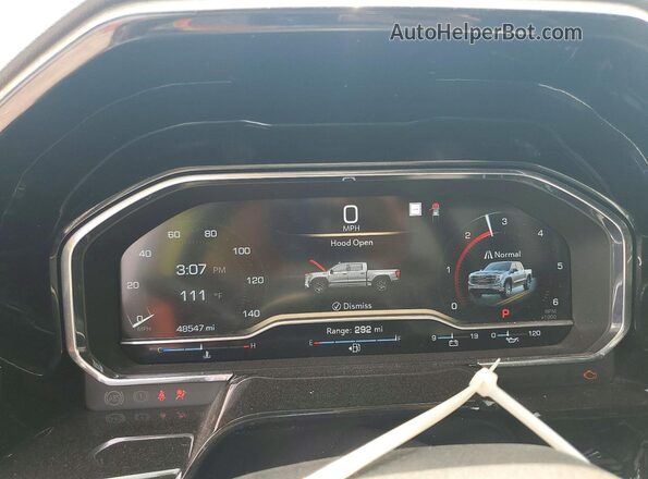 1GTPHCEDXPZ209627 2023 GMC SIERRA Charcoal Vista del cuadro de instrumentos