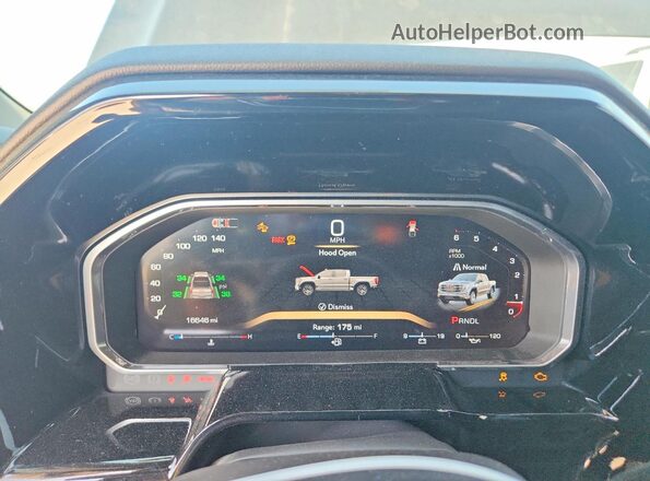 1GTPHCEK2TZ153000 2026 GMC SIERRA Black Widok zestawu wskaźników