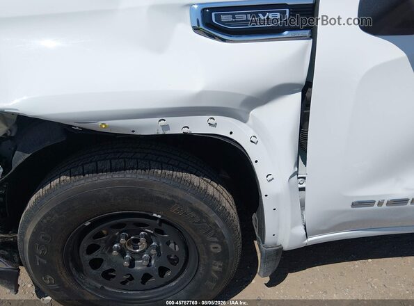 1GTPHDED1SZ269164 2025 GMC SIERRA White Vista del cuadro de instrumentos